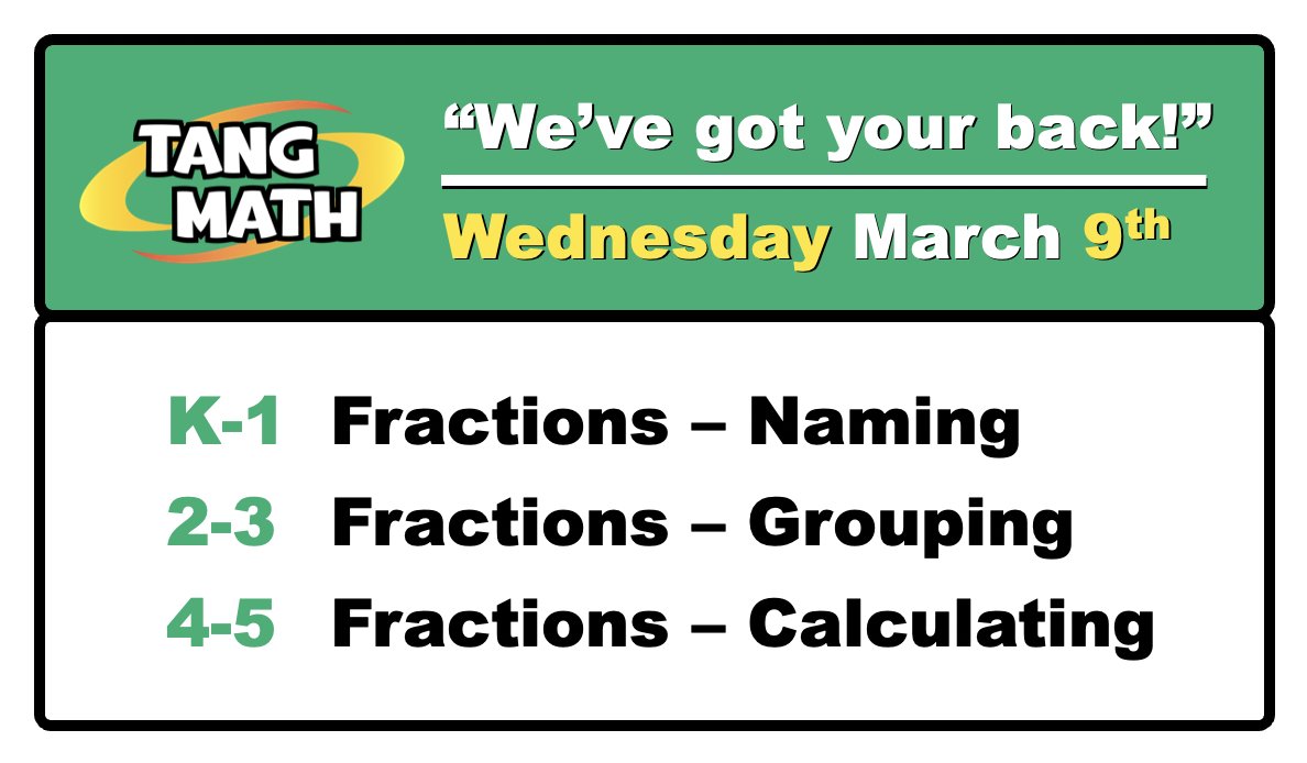 gregtangmath's tweet photo. Toughest topic that's easy to fix? FRACTIONS. But NOT if you do what's always been done. Ask any Gr 6-8 teacher if their kids are good at fractions. Bet they say no. Why? Over-reliance on area models by textbooks &amp; standards. BIG mistake. Let's do better! https://t.co/qidcaskC9T https://t.co/9dzw9mtc5E