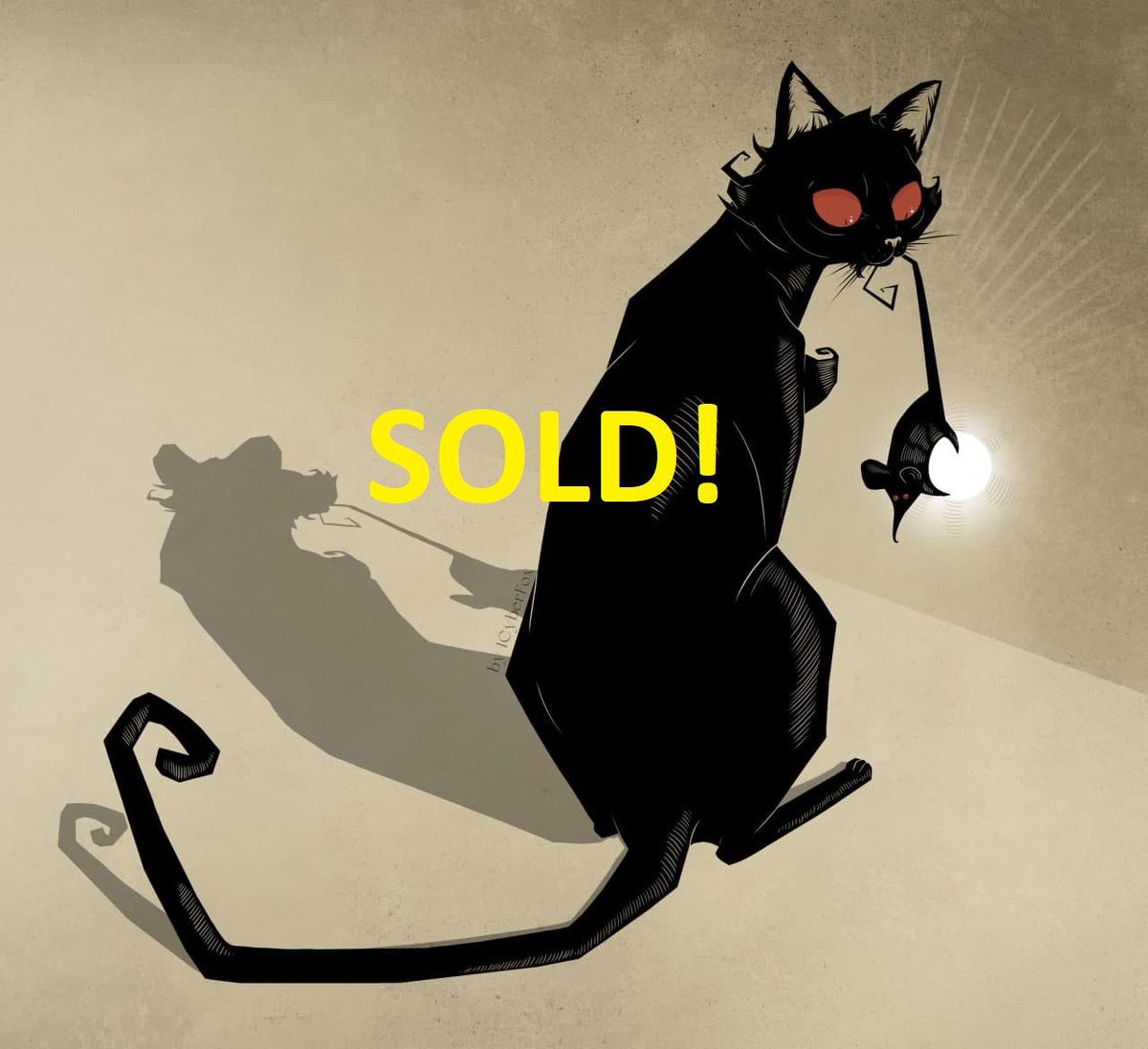 1CyberFox's tweet photo. Due to all my worries, I did not notice a wonderful event - my drawing "Caught a thief" was sold)
Many thanks to the collector!🙏💖 
This support is so important to me now!
#nftcollector #NFTartwork https://t.co/sHBQm9USBu