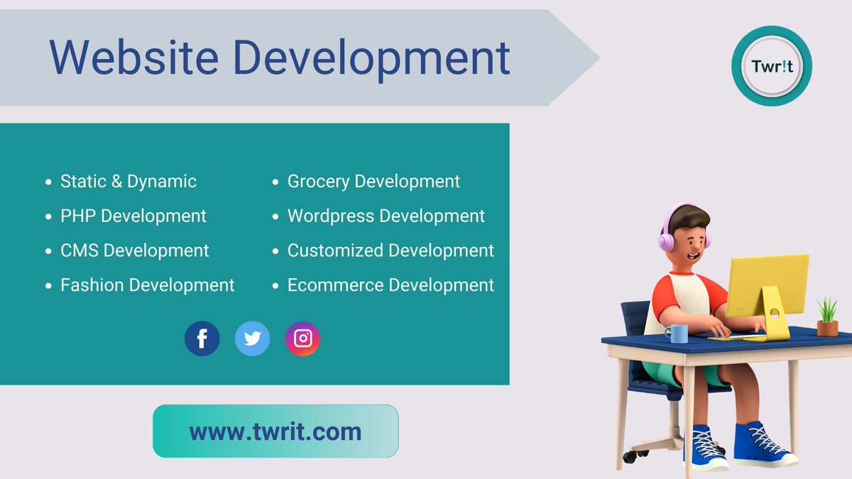 WebGraphicTwrit's tweet photo. We are the leading organization for Graphic &amp; Web Designing that will help you in creating a dynamic website for your brand like you desire. Our Services : https://t.co/Aph4qlZQEf

#webdesign #websitedevelopment #graphicdesign #socialmedia #digitalmarketing #jaipur #rajasthan https://t.co/uBodXXB5s8