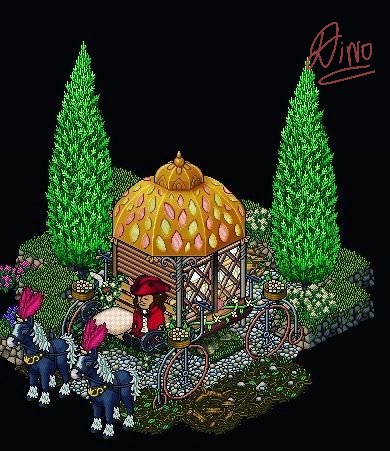 <a href="/HabboFR/">Habbo FR</a>  <a href="/Habbo/">Habbo</a> #habbobuild #habbo made in dino : princess carriage ©