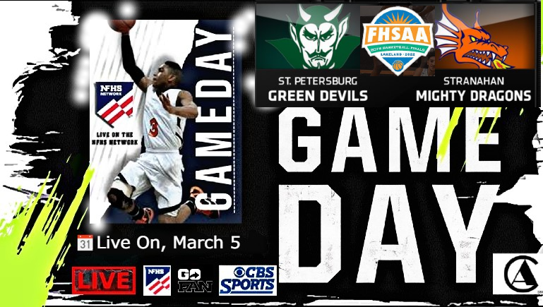week_network's tweet image. 🏀🏆"2022 Boys Basketball State Tournament - 5A".
Stranahan Mighty Dragons  🆚  St. Petersburg Green Devils 
📆Live 𝙂𝘼𝙈𝙀𝘿𝘼𝙔 @ 3p.
🎥 bit.ly/3Msv8EH
@DragonsAthletic @StranahanDragon  @Mixg8r160 @StranahanBasket @PrincipalPadura