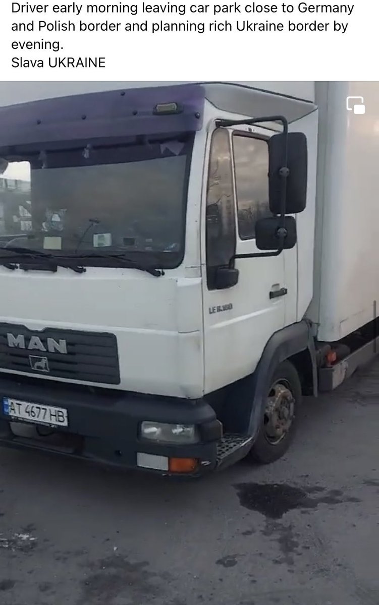 Wellingborosqua's tweet photo. Two lorries from Northampton are due to reach Ukraine tonight! 
An amazing feat for all involved 💙
If you want to find out the latest way you can help, head to this Facebook group and get involved! 💛
https://t.co/vbW2V55DDn https://t.co/ruGEUqS9ox