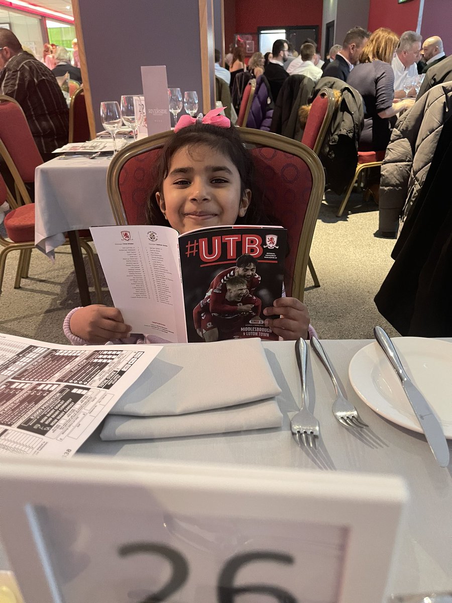 Saturday afternoon could only mean one thing! Daddy Daughter Time at <a href="/Boro/">Middlesbrough FC</a> #boro #football #UBT