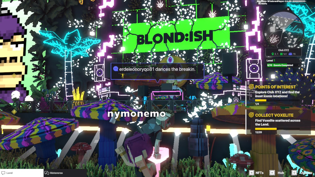 Christi_0485's tweet photo. @TheSandboxGame @blond_ish I just participated in the daily #SandboxAlphaS2Contest for a chance to earn up to 1,000 $SAND! Day 2 - Dance with Blond:ish. Check out my screenshot below! 👇 #SandboxAlphaS2 https://t.co/L1Dve3MYUb