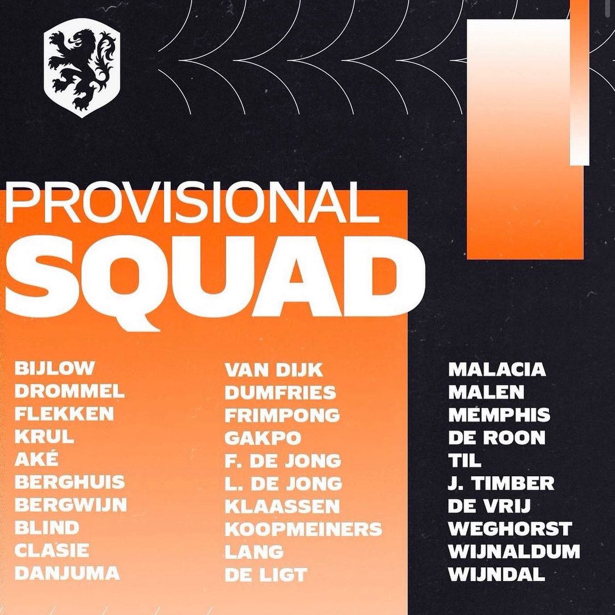 Tactalyse's tweet photo. 🔺 | International football 

At the end of march, there will be international football.⚽️

We are proud of the players who made it into the (provisional) squad:
🇳🇱 3 players 👀
🇳🇱 U21 - 3 players 👀
🇳🇬 1 player 

#coaching #football https://t.co/MTOhJUlhK2