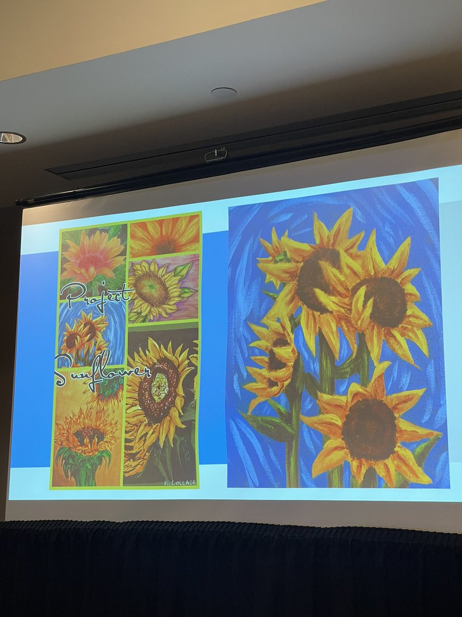 Elizabeth Eppes (@artsfcs) on Twitter photo How am I celebrating Day 5 of Youth Art month ? Supporting GA Art Tchrs as they present at <a href="/NAEA/">NAEA</a> - Awesome Kim Landers leading a session on her Sunflower Project a NAHS <a href="/nahs_faf/">NAHS Free Art Friday</a> painting project <a href="/mslandersart/">Kim Landers</a> <a href="/ChambleeHigh/">Chamblee Charter High School</a> #dekalbartteachers #NAEA22 #artsedga How am I celebrating Day 5 of Youth Art month ? Supporting GA Art Tchrs as they present at <a href="/NAEA/">NAEA</a> - Awesome Kim Landers leading a session on her Sunflower Project a NAHS <a href="/nahs_faf/">NAHS Free Art Friday</a> painting project <a href="/mslandersart/">Kim Landers</a> <a href="/ChambleeHigh/">Chamblee Charter High School</a> #dekalbartteachers #NAEA22 #artsedga