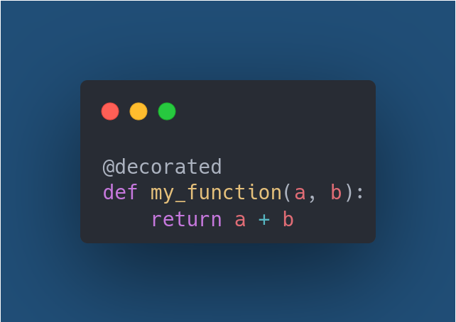 mdank_pl's tweet image. Let's learn a bit about Python decorators. 🧵
Bear with me for a couple of tweets and I am sure you'll understand them. Decorators are mind-bending sometimes, so I'll try to use very self-explanatory names.
This is my first thread ever, let's see how it goes. ^^
