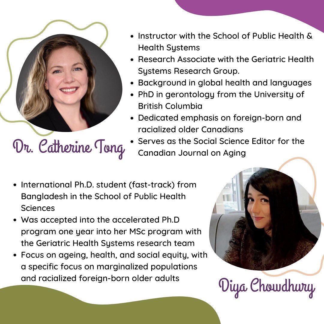 We are so excited to introduce our newest event series Conversations with CAG. This Wednesday March 9th from 6-7 PM we will have guest speakers Dr. Catherine Tong and Diya Chowdhury. 
Swipe to read more about our speakers and their experiences 

Sign up using the link in our bio!