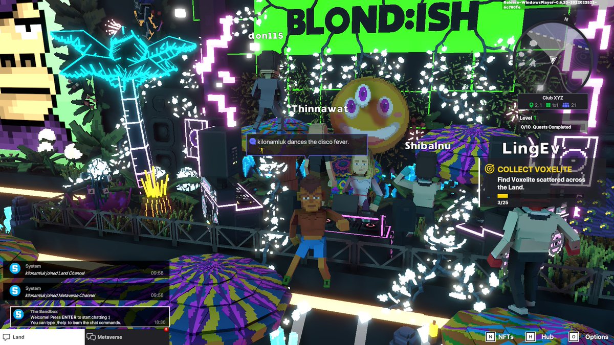 kilonamluk's tweet photo. @TheSandboxGame @blond_ish I just participated in the daily #SandboxAlphaS2Contest for a chance to earn up to 1,000 $SAND! Day 2 - Dance with Blond:ish. Check out my screenshot below! 👇 #SandboxAlphaS2 https://t.co/oclOYW8DmJ