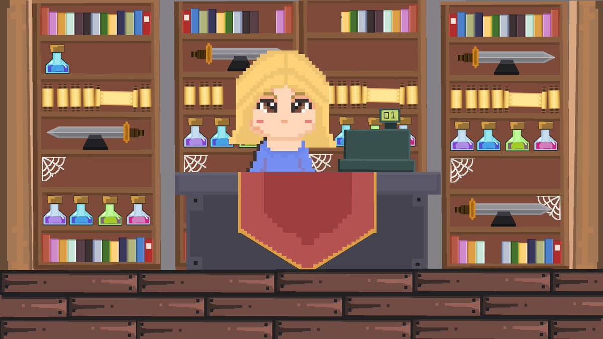 MomoiroTea's tweet photo. @pjctCausality Sadly a game that never came to be 😭. Was such a cute concept for a castle defence game but I’m hoping to move on to better and bigger things. (this was just the sprites I made for an in game shop system) https://t.co/yXGXndF2HZ