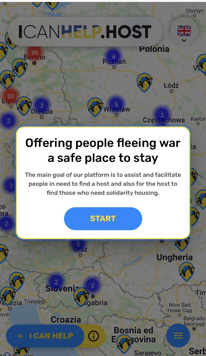 francesca_bria's tweet photo. Offering people fleeing war a safe place to stay: A great platform built by a team of Belarusian developers https://t.co/D3yDdQ6lPX https://t.co/uusT1jv8e3