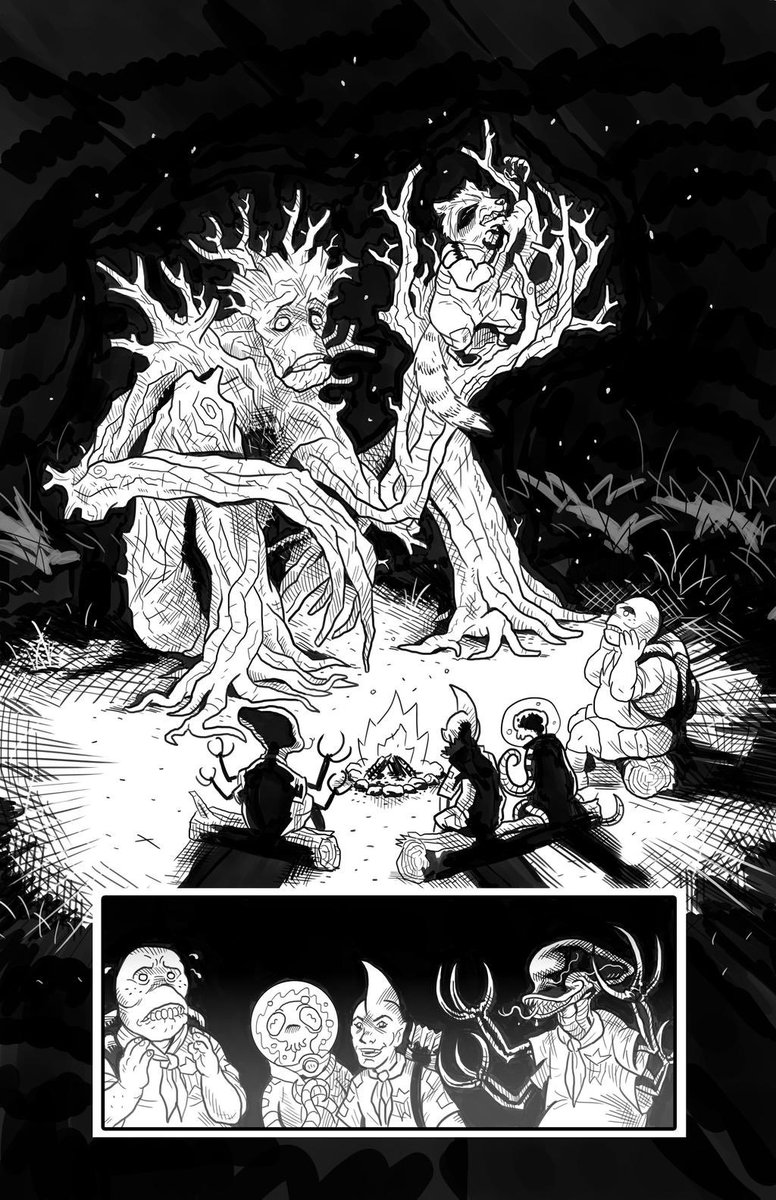 18) My work has definitely improved significantly since I started taking drawing more seriously around 2015. Here are some of my very first comic portfolio pages, back when I thought it was worth my time drawing popular characters.