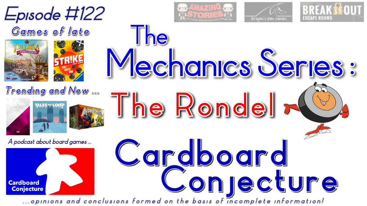BCboardgamers's tweet photo. #CardboardConjecture Ep #122
Games of late - #PragaCaputRegni @games_delicious
Trend/New/CrdFnd - #Unsettled @OrangeNebula #TalesFTLoopBG @FreeLeaguePub #IronForest @BrainGames_int
Topic - The Rondel Mechanism #MechanicsSeries #Rondel #MacGerdts
➡️ https://t.co/6ZZQMLgtz7 https://t.co/WqM5spQiZ9