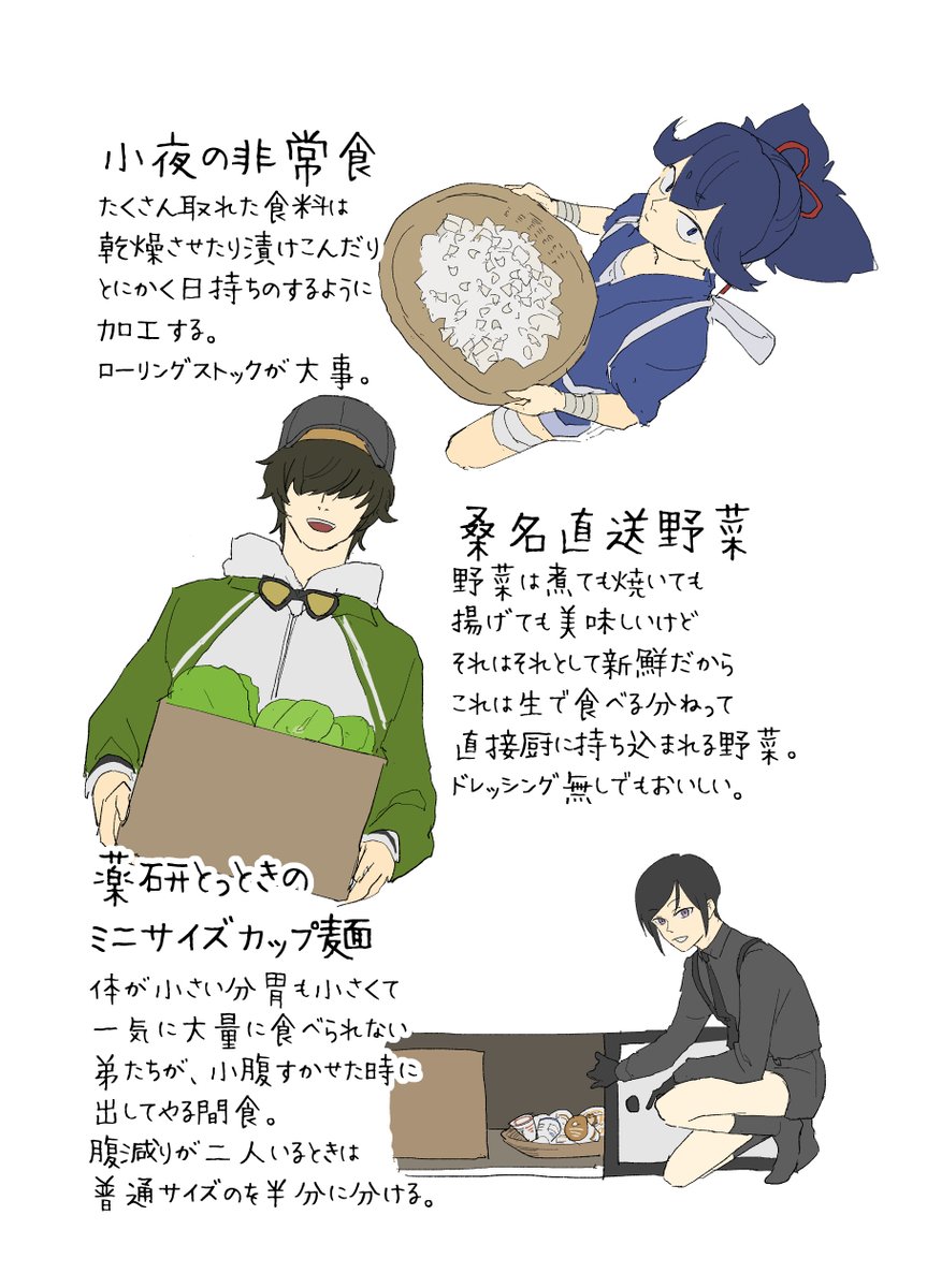 弊本丸の食べ物 