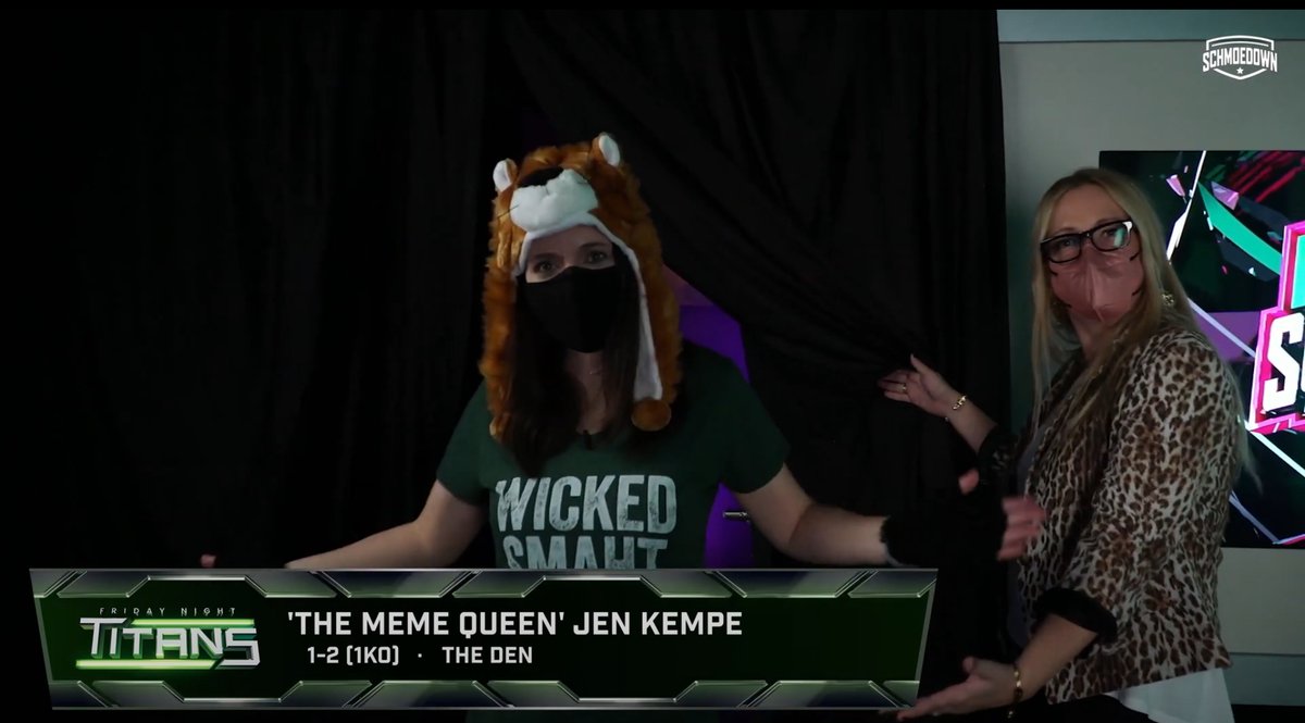 Put your hands together and watch “The Meme Queen” make her Den debut and take over the premier of Friday Night Titans! 

WATCH NOW! 
youtube.com/watch?app=desk…