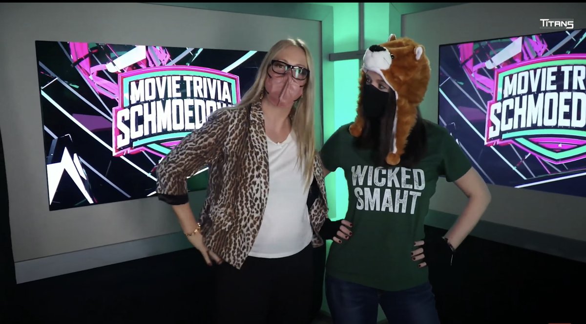 TheDenMTS's tweet photo. Put your hands together and watch “The Meme Queen” make her Den debut and take over the premier of Friday Night Titans! 

WATCH NOW! 
https://t.co/UPxoKZg1ui https://t.co/SSmLe33cV4