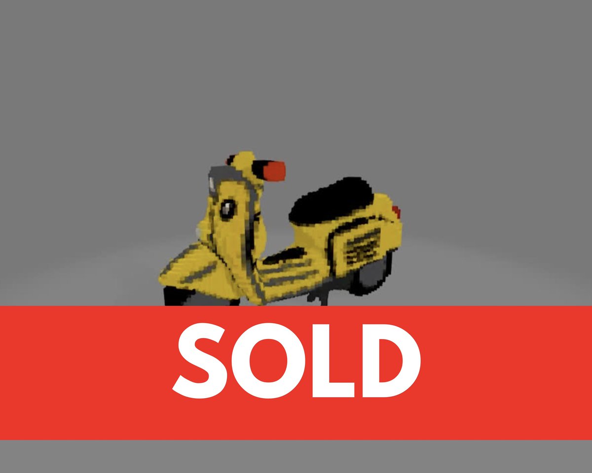MetaCycles's tweet photo. ✅ MetaMoped 223 Sold 🛵💨🚀 
#motorcyclenft #metacyclesclub 

https://t.co/6dF90jgbFw https://t.co/3vNTEJIh3f