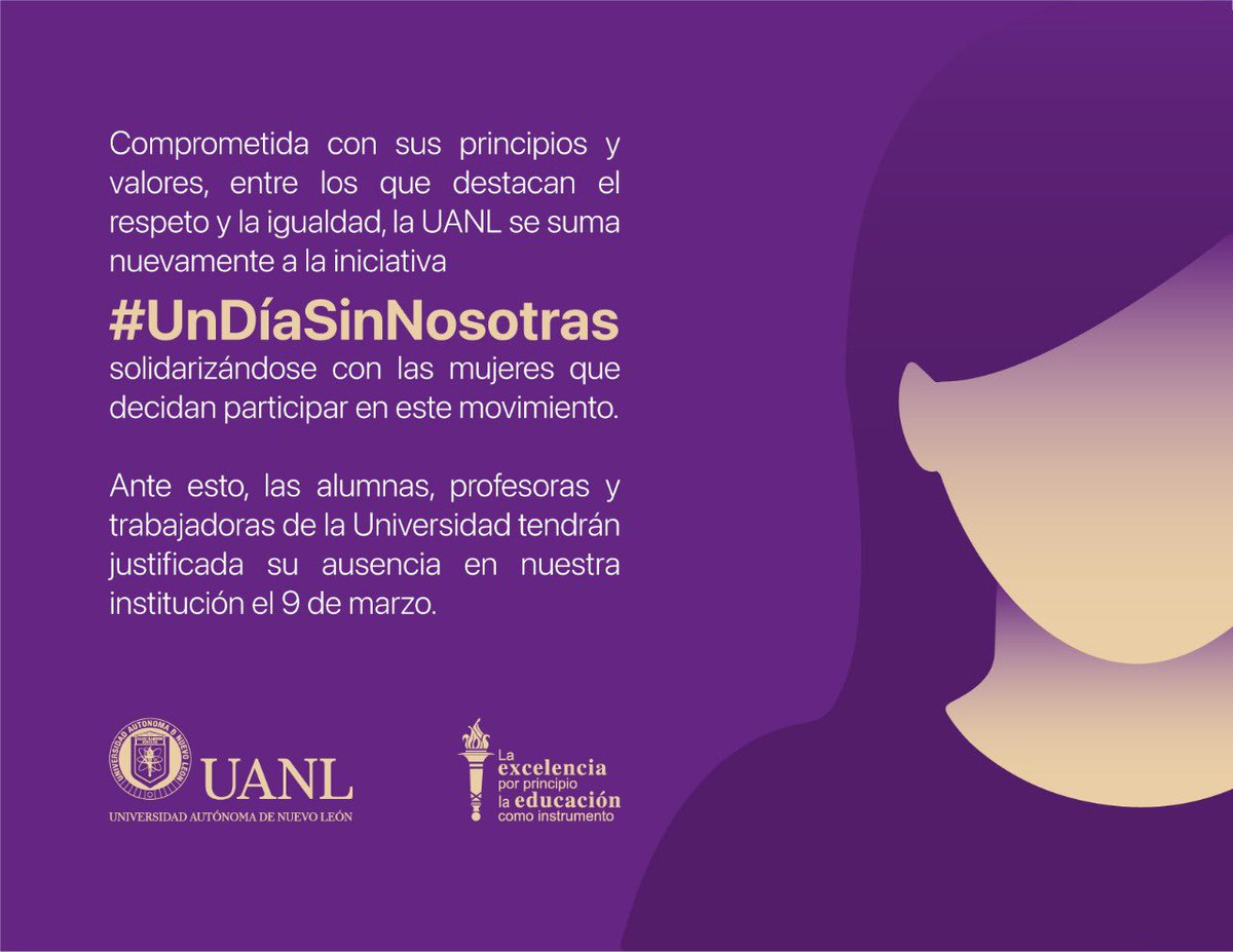 uanl's tweet photo. #AvisoUANL con respecto del próximo día 9 de marzo de 2022. https://t.co/thnkxeqXU1