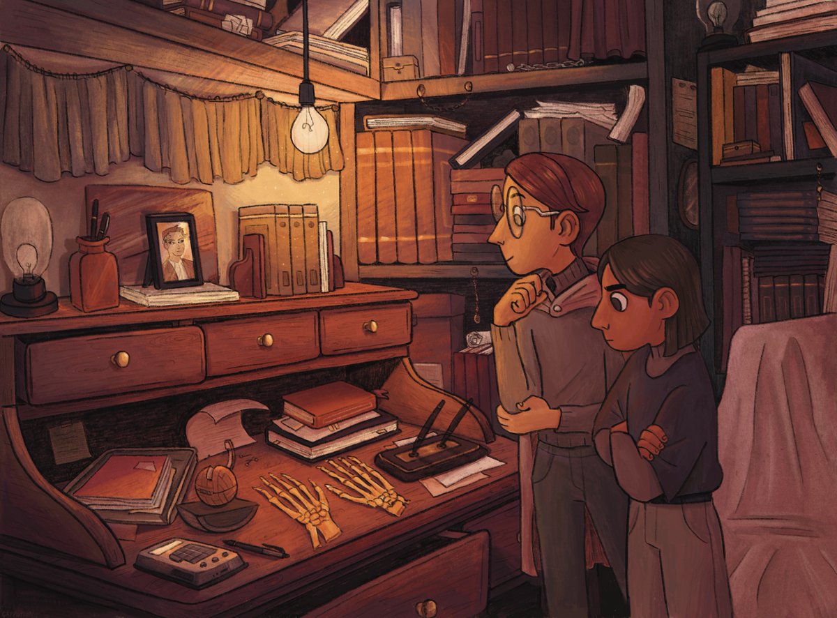 catpotion's tweet photo. The Mysterious Study of Doctor Sex #TheLockedTomb https://t.co/4ueMEZEvtY