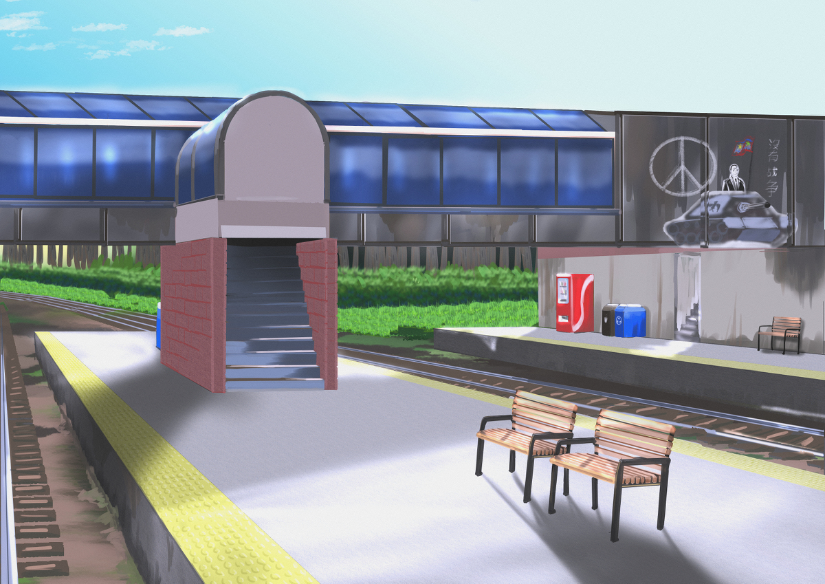 John Chideau 駅 駅 背景 フォーム イラスト オリジナル T Co Jdivrl0ben T Co Fjy4jjk9qs Twitter