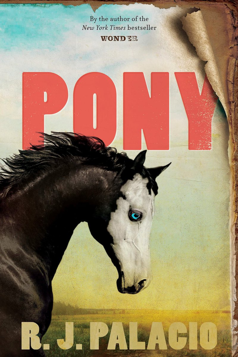 What We Were #Reading for #NationalSonsDay Yesterday (Middle School): Pony by @RJPalacio ✨📖💛 After Silas’ #dad is taken by three dangerous horsemen, Silas is alone & afraid. He embarks on a journey to find him with only Mittenwool, a ghost, & a #pony for his trek...