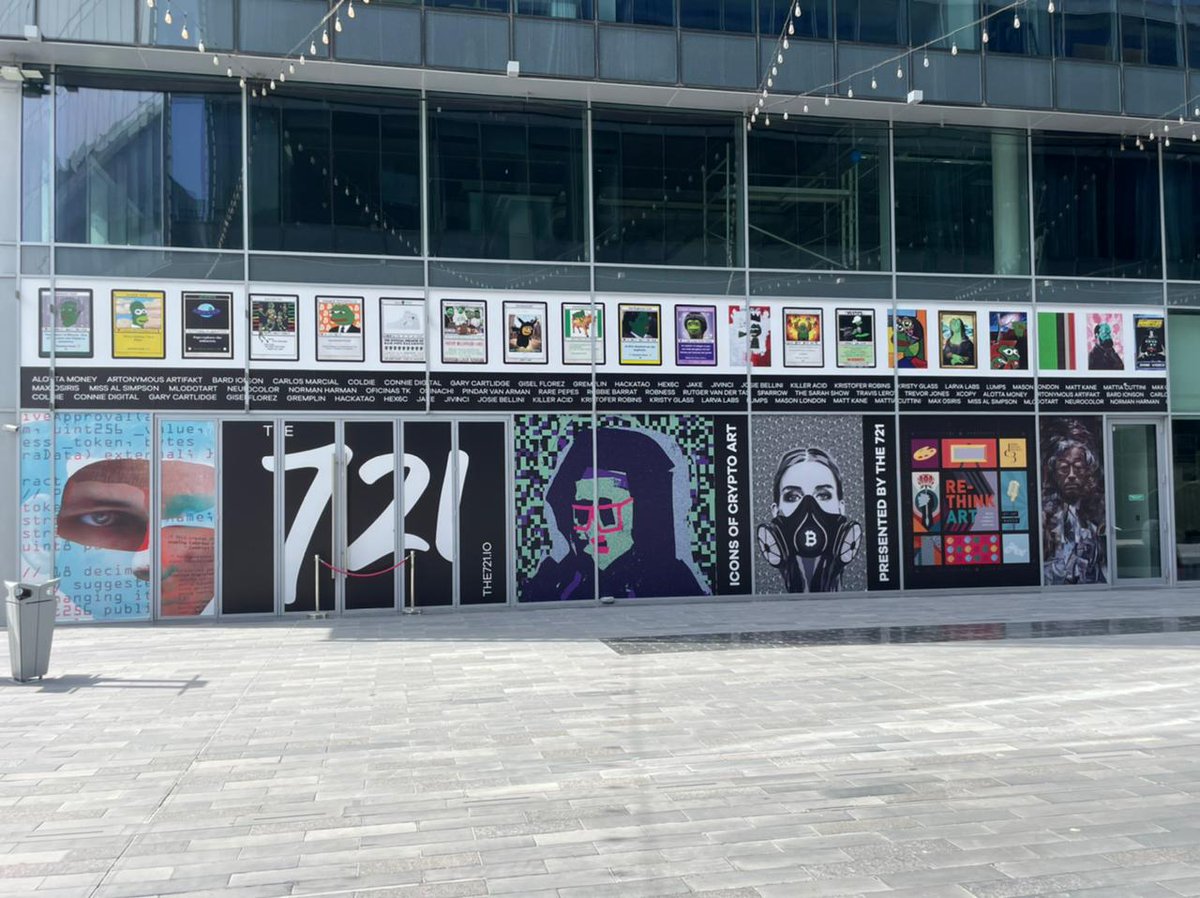 ByThe721's tweet photo. OG Crypto Art, Rare Pepes, and Cryptopunks on display at @d3Dubai?

Maybe something. 👀 https://t.co/m3DBs6EKSn