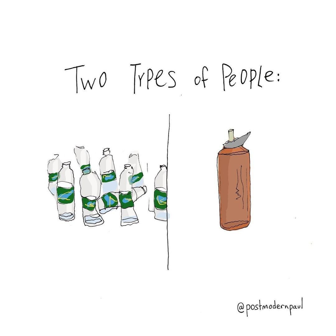There's two types of people: Ones who drink tons of water bottles, and ones who have a trusty reusable water bottle. Which are you?⁣
⁣
Lets ditch plastic. Start here 👉 theonemovement.co⁣⁣⁠⁣⁠⁣⁠⁣
⁣⁣⁠⁣⁠⁣⁠⁣
1 follower = 1 plastic bottle removed