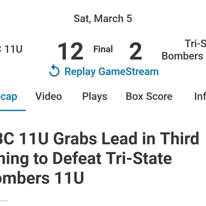 rhuff24's tweet photo. Nice start to the baseball season! 2️⃣ W's!⚾💪🐏💛 #8hasmyheart
@RamBaseballClub https://t.co/x17ySxVc5S