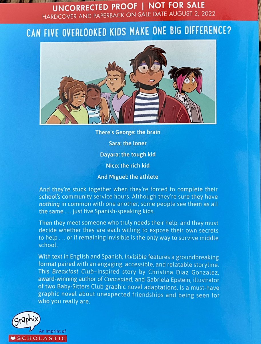 🎉The #ARCs of my graphic novel INVISIBLE are here!🎉 I’m sending my 20 copies to book-sharing groups &amp; schools w/#dualimmersion #ESL #ESOL #bilingual #Spanishspeakers. Who wants one? #bookposse #booktrek #booksojourn #litreviewcrew #bookallies #TESL #TESOL #graphicnovels