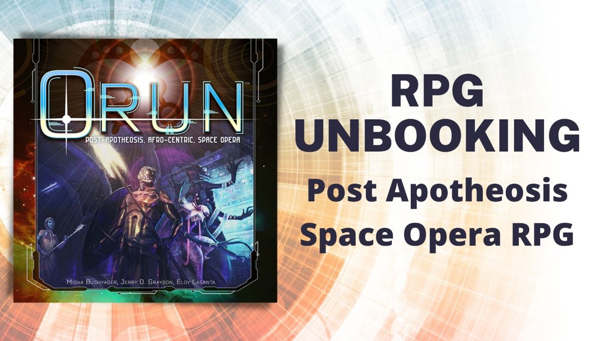 gmsmagazine's tweet photo. #RPG unbooking: #Orun: An Afro-centric Space Opera #TTRPG from @NewAgendaPubs, by Jerry D. Grayson, @EloytheSaint and @BGGameWorks. Taking a first look at this, has it been worth the amount of money I had to back to get my hands on it? https://t.co/Ix74ss23li https://t.co/3T3zIj9ShU