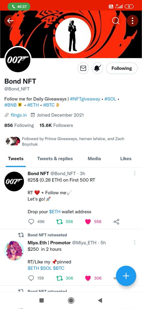 AswinvAswin2's tweet photo. @Bond_NFT Done Great project 👍💖

0x78B2939BBC9b4431486Fa08Ac074fC09019214A3 https://t.co/jA2ROj2Q1V