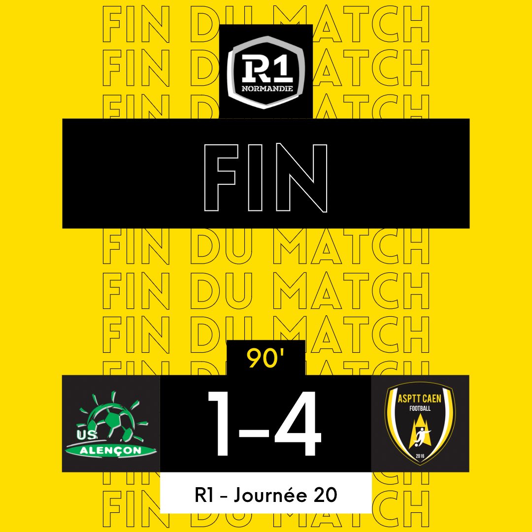CaenAsptt's tweet photo. #FinDeMatch
Belle opération de notre équipe première qui s’impose sur le terrain de @USA_61_Officiel B, sur le score de 4️⃣ buts à 1️⃣.
Des réalisations de Kevin Quénéa, Nicolas Camillo et le doublé d’Alex Quitté !
#TeamPTT https://t.co/dff9yj6ANo