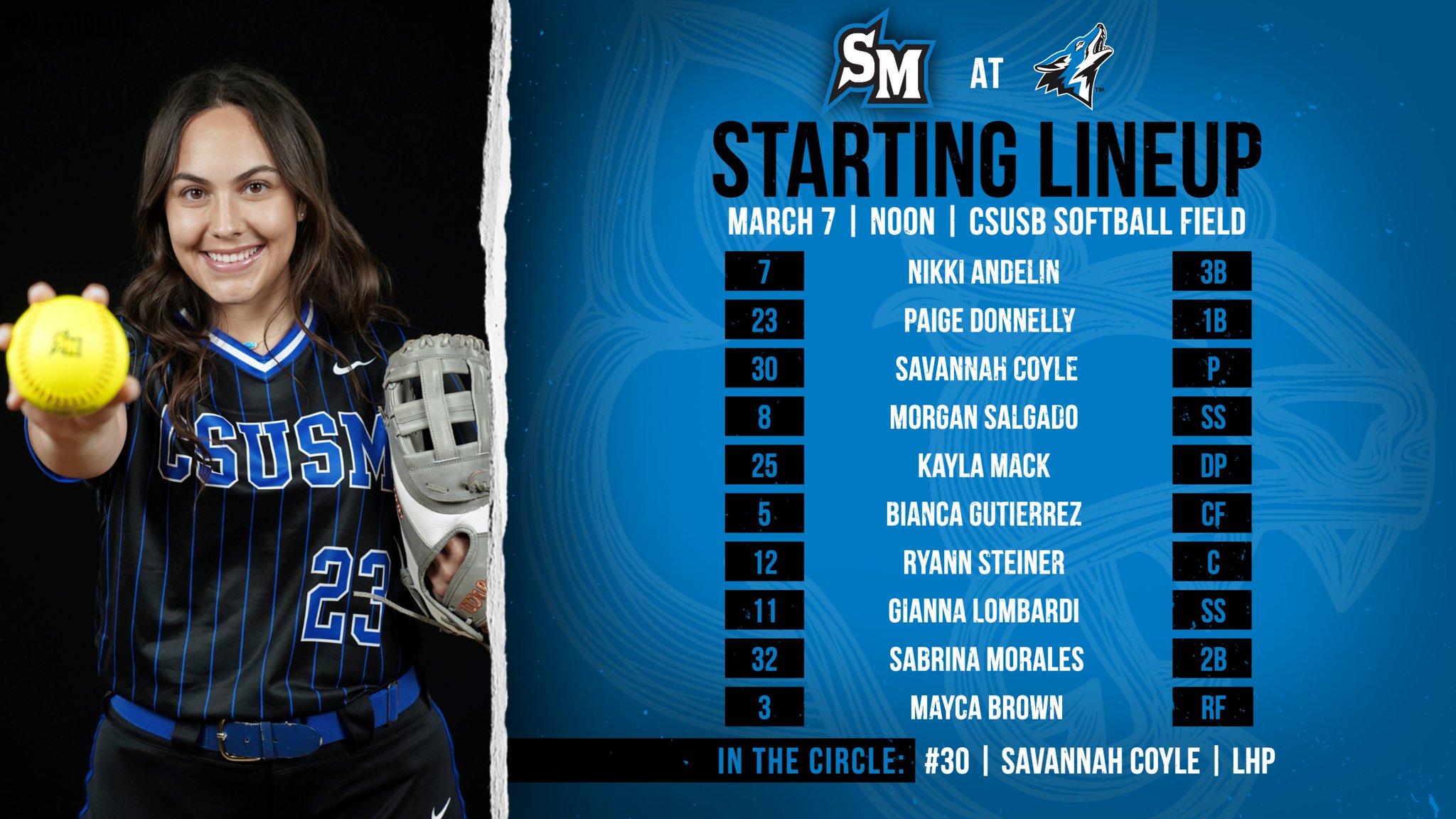 CSUSM Softball on Twitter "We are minutes away from the first pitch of