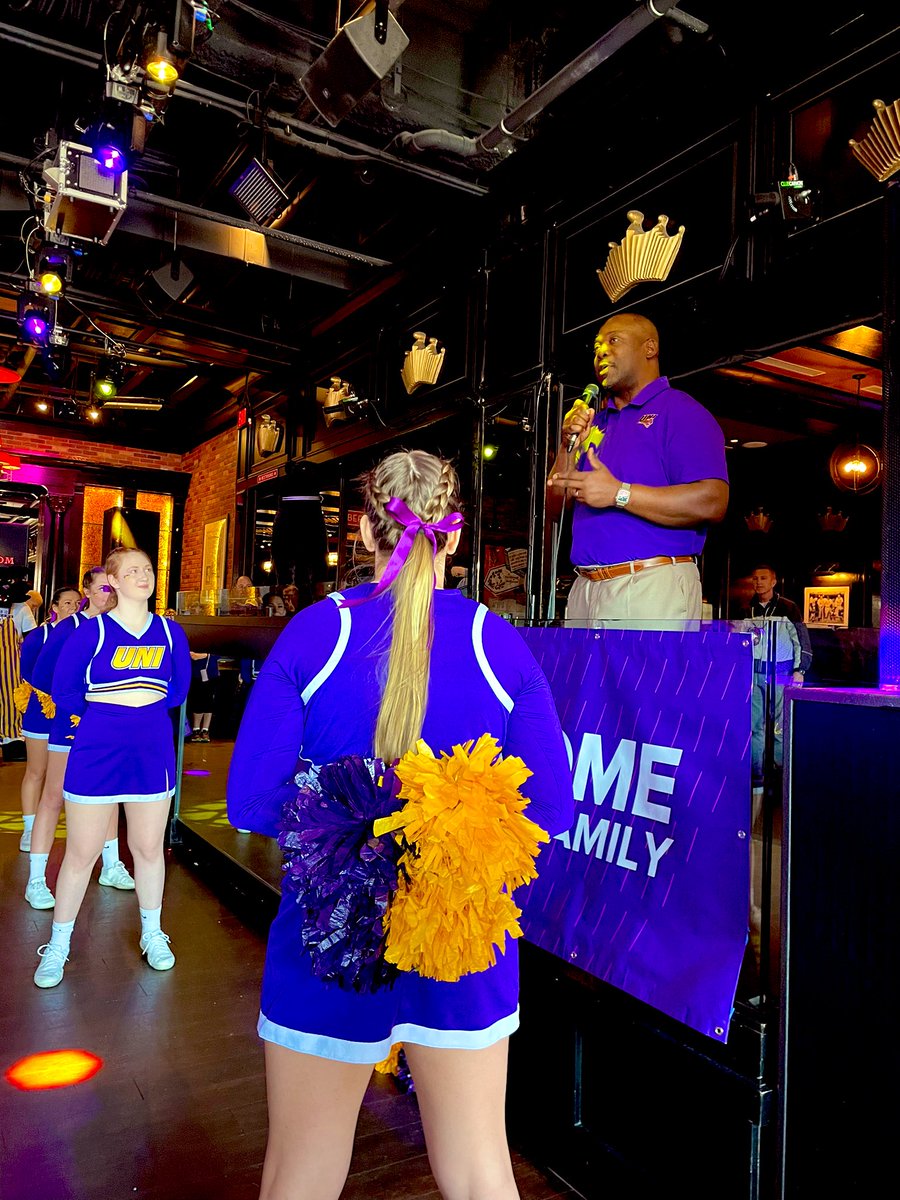 It’s game day, <a href="/UNImbb/">UNI Basketball</a>! Thanks for being here, <a href="/uni_pepband/">UNI Pep Band</a>, <a href="/UNIDanceTeam/">UNI Dance Team</a>, and <a href="/UNI_cheer/">Northern Iowa Cheer</a>!