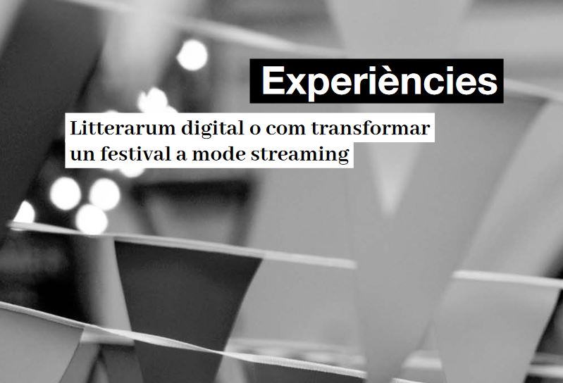revistaItem's tweet photo. ‘#LitterarumDigital o com transformar un festival a mode streaming‘ @albertpujolm ens explica com en plena pandèmiavan decidir donar-li la volta i preparar una edició diferent de la fira d’espectacles literaris de Móra d’Ebre https://t.co/39I9TPFmAI #item71 #arxiuITEM https://t.co/5sYWIdYKKq