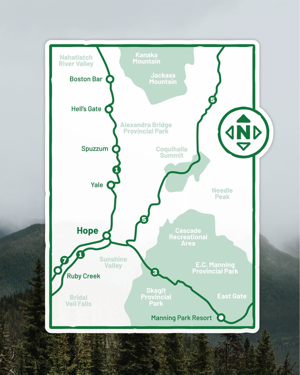 Inspired by the wild beauty of nature that surrounds us, our fresh branding is representative of the coming together of Hope and its surrounding regions, each with its own captivating story to tell. These distinct stories are woven together in one strong identity. 

#ExploreHCC