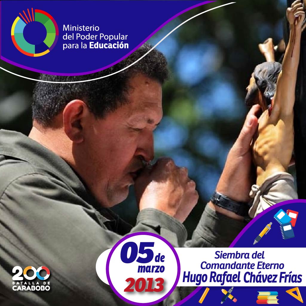 ceibelbosque's tweet photo. #5Mar | ¡Chávez vive por siempre y para siempre!

Exaltamos el legado de un soldado patriota, el hombre humilde que se entregó al pueblo venezolano para dignificarlo y reivindicarlo. 
@NicolasMaduro
 #ChávezSiempreInvicto https://t.co/QZ83T12PhY