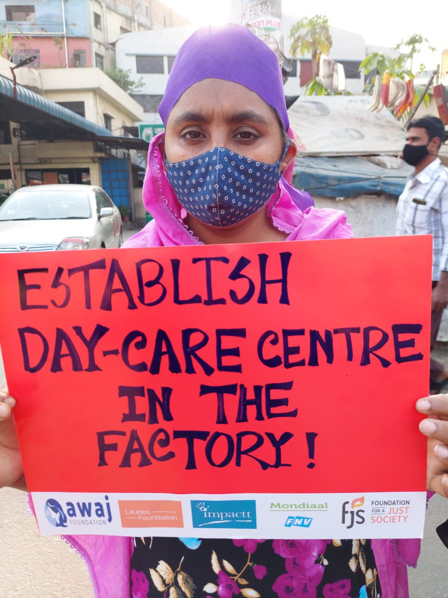 Awaj_fdn's tweet photo. On #IWD2022, the #RMGworkersforum leaders demanded &amp; expressed their solidarity in the fight for women's rights in the world of work.
#BreakTheBias
@impactt @laudes_fdn @FJS https://t.co/ceZyjiFTcq