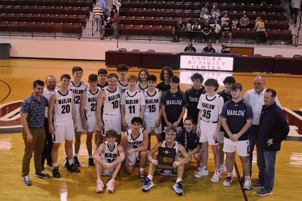 Marlow Outlaws are Area Champions! Headed to the Big House! @IAM3Basketball @OKSwarmElite17u