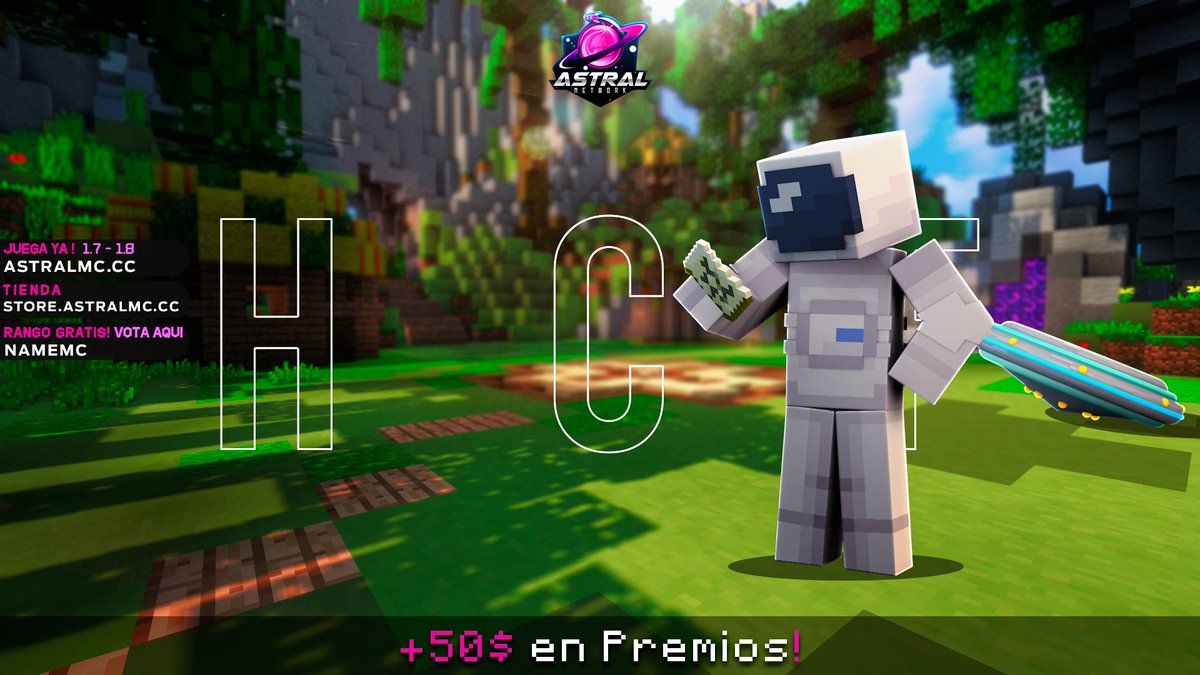 AstralNetworkCC's tweet image. Hoy tenemos SOTW de HCF a las 3:30PM EST. Estaremos sorteando rangos en el chat. 🥂

📜10 Mans - No Ally
⭐️OpKeyAll Global a las 4:30PM EST

🔃 &amp;amp; ❤️ para participar x1 Astral Rank Permanente.