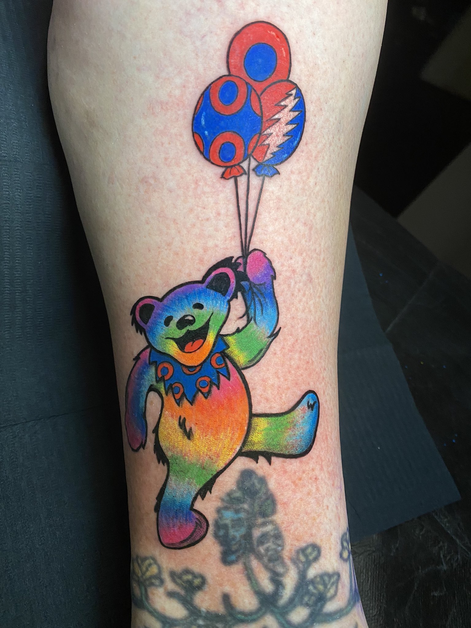 Tattoo uploaded by Brittany Robertson  Grateful Dead tattoo Grateful Dead  bear  Tattoodo