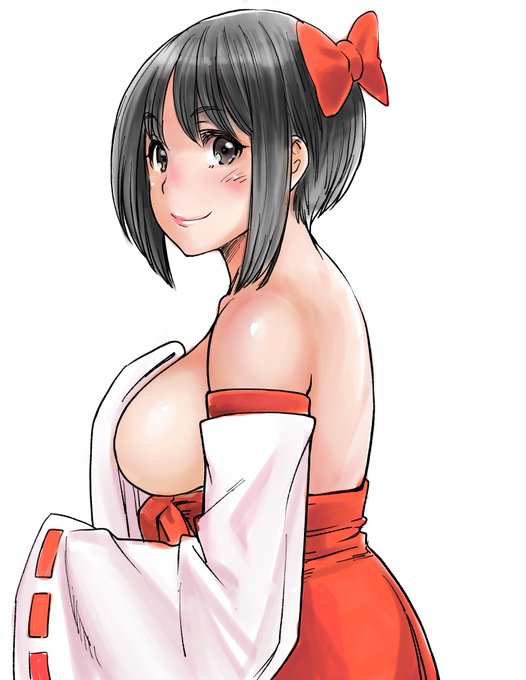 巫女の日かぁ。自分の漫画から。

(ただしくは神様という設定だけど)

(ネタが思い浮かばなかった時に必ず「描きたいなぁ」と思うキャラ) 