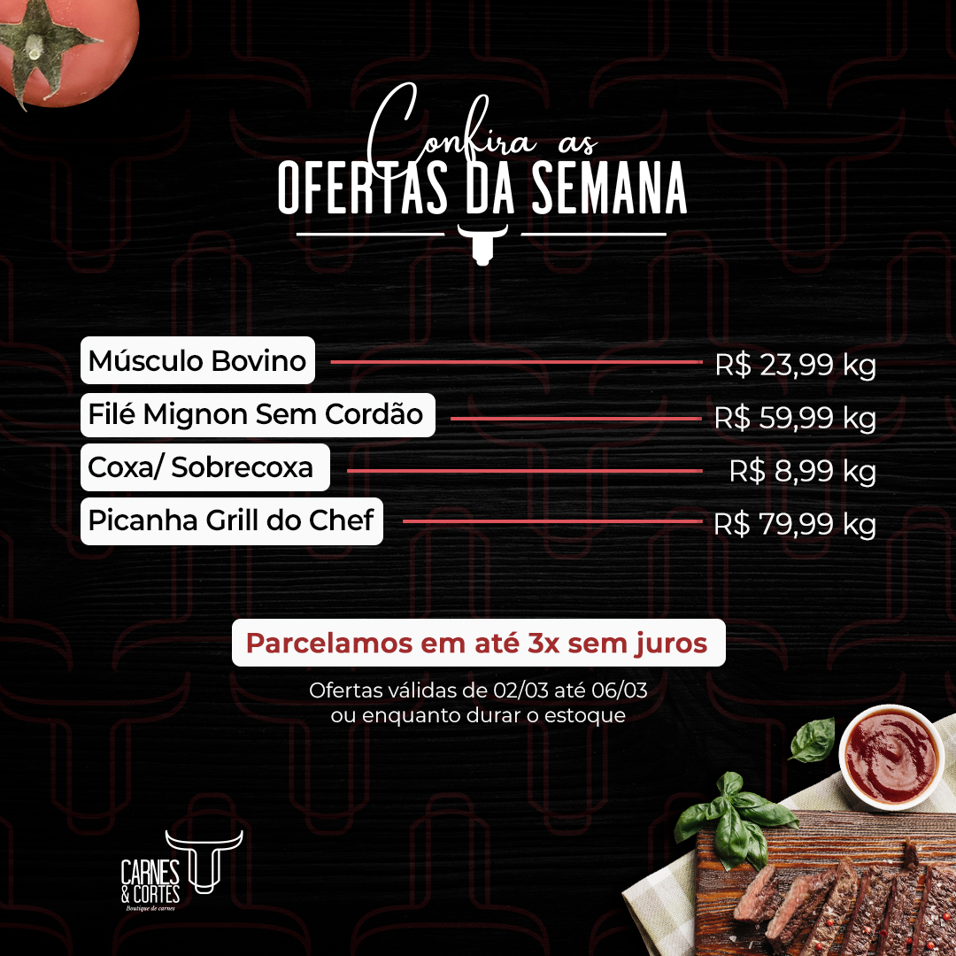 carnesecortespb's tweet photo. As ofertas que separamos para esta semana vão somente até amanhã! 

Garanta hoje mesmo os valores imperdíveis que separamos para você e tenha os melhores cortes para o seu dia a dia.  

Saiba como garantir seu pedido acessando o link
 https://t.co/8ktCFbVZI3

#carnesecortes https://t.co/32GFNxIHe2