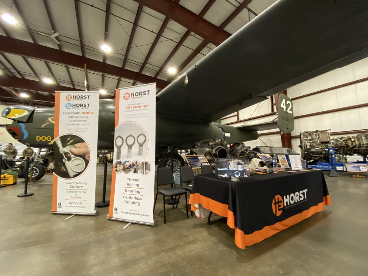horsteng's tweet photo. Come visit us at the @NEAMuseum Women Take Flight event! #aviation #aerospace #advancedmanufacturing #FamilyBusiness https://t.co/3fKIMTS7AZ