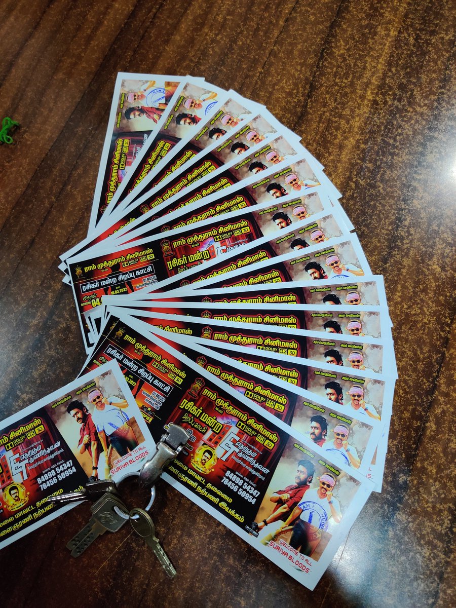 RamCinemas's tweet photo. #EtharkkumThunindhavan Bookings Open Sharp at Tomorrow 10 A.M (FDFS &amp; Regular Shows) 
#ETinRamCinemas 💥 gonna be massive one this time 🔥
@sunpictures @Suriya_offl @pandiraj_dir https://t.co/aJ6YLIHpVR
