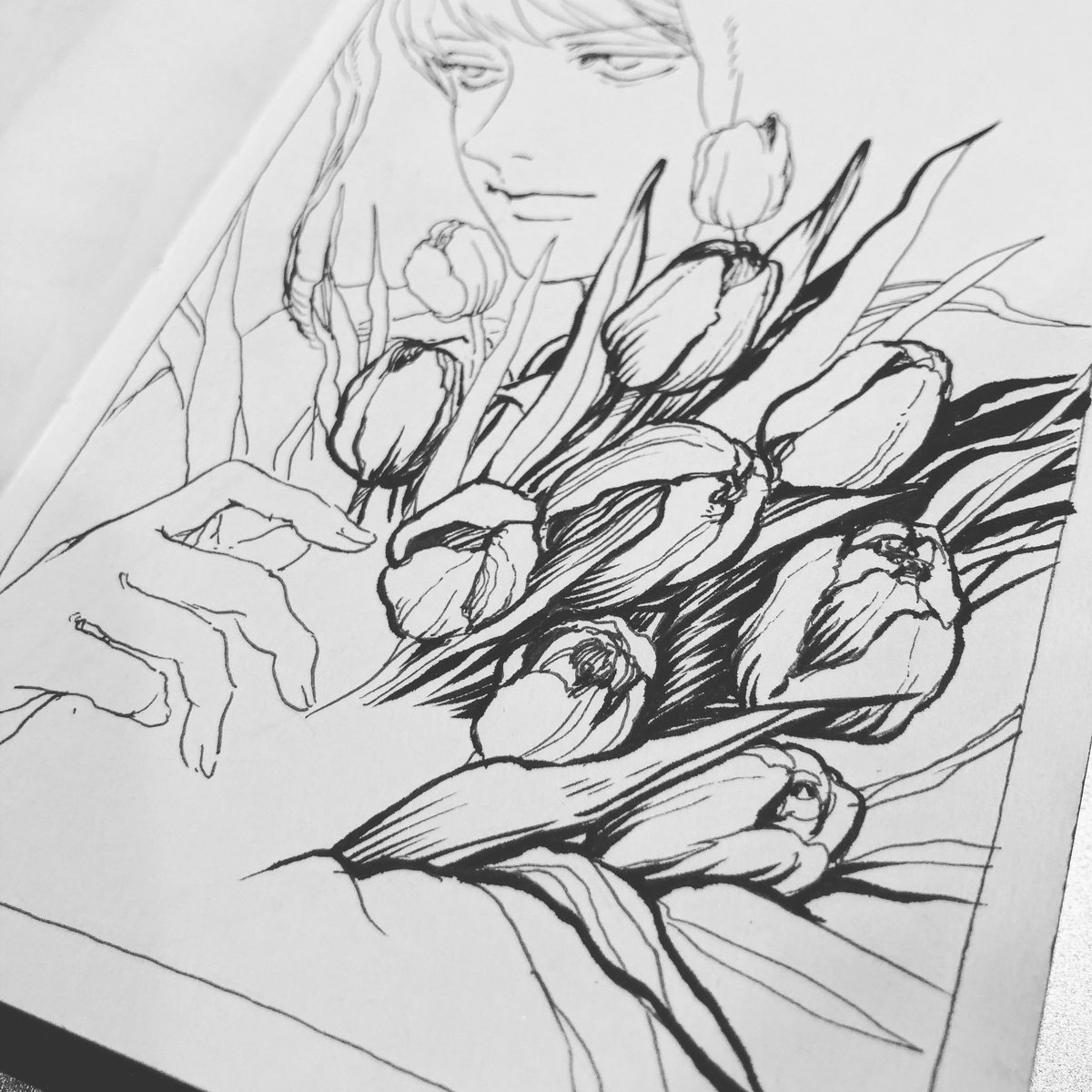 途中 