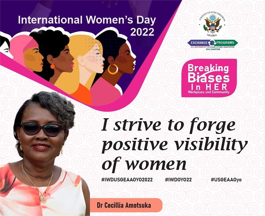 USGEAA_Oyo's tweet photo. Dr. Amotsuka is a General Private Medical Practitioner and Public Health physician with a strong passion for community and national health, including women and wellness programs. #IWD2022 #BreakTheBias #USGEAAOyo #IWDUSGEAAOYO2022 https://t.co/bSn6VQUMYA