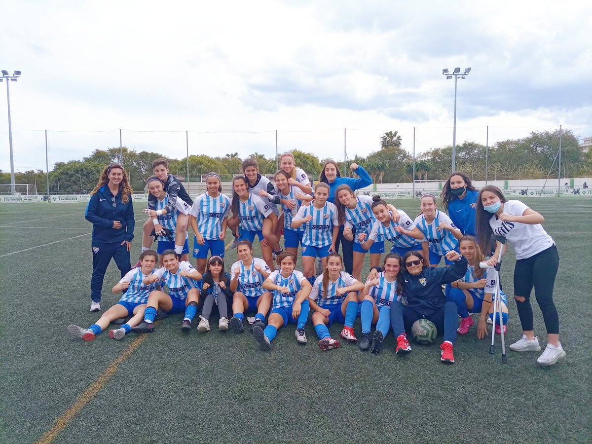 Recuperamos no sólo jugadoras sino sensaciones ante un equipo que sorprendente está abajo en la clasificación proponiendo #futbol y no balonazos <a href="/cdhispalis/">CD Híspalis</a> Un pasito más equipo, juntas somos más fuertes 💪💪💙🤍💙 <a href="/malagacfemenino/">Málaga CF Femenino</a> #cadete