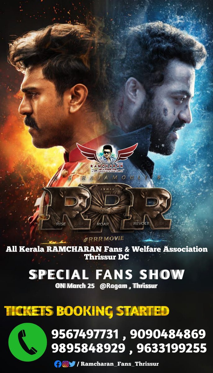 RamCharan Fans Thrissur tweet media