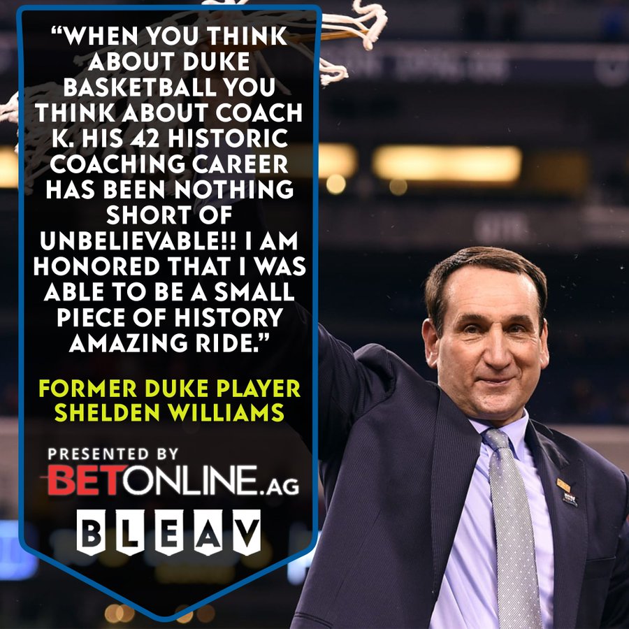 Mike Krzyzewski gets messages from former Duke players ahead of final home  game